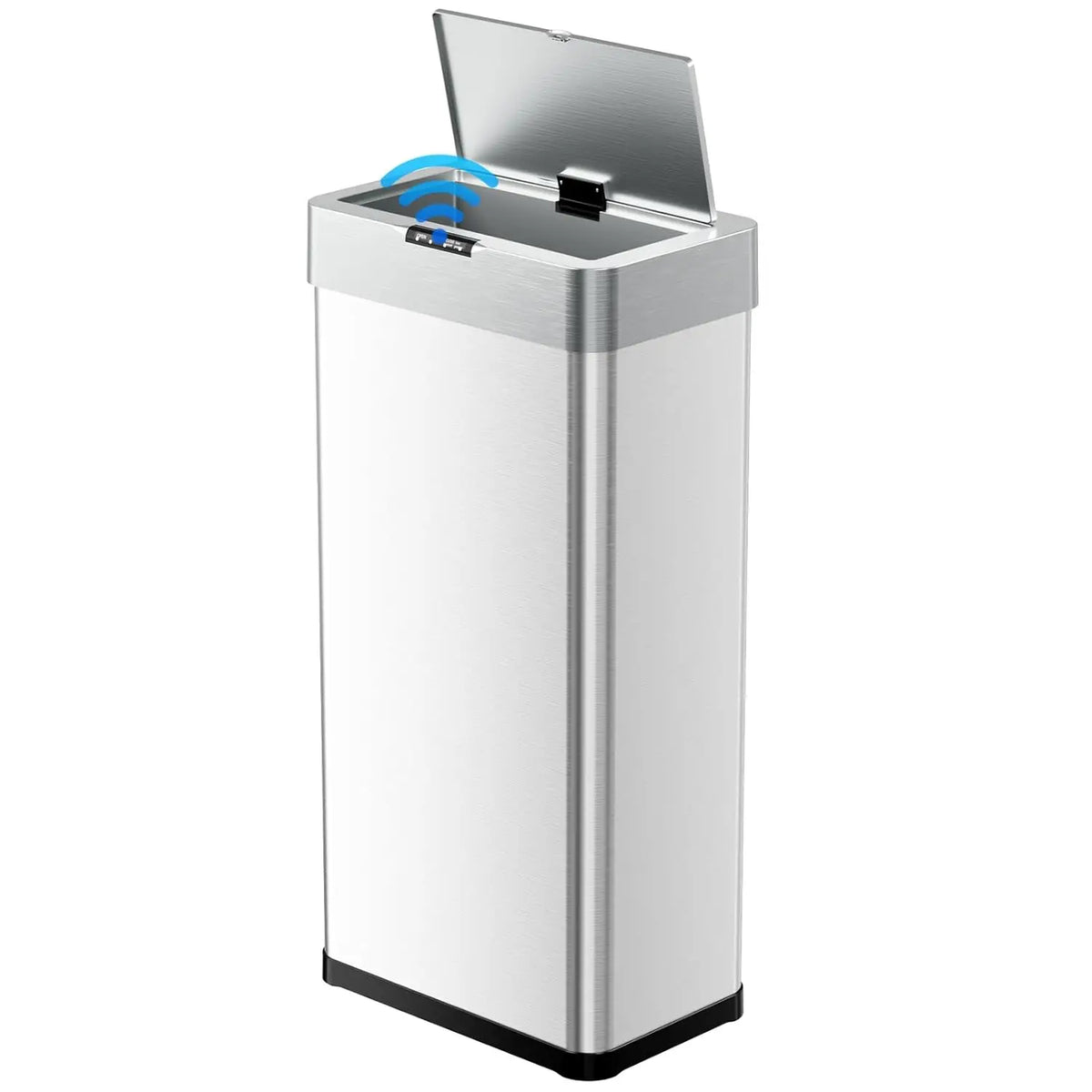 13.2-21.1 Gal (50-80 L) Motion Sensor Trash Can for Kitchen Stainless Steel Garbage Can Gal Automatic Garbage Smart Bin