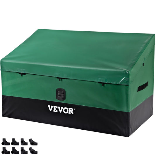 SucceBuy Outdoor Storage Box Patio Deck Box 100 /150 /230 Gallon Waterproof PE Tarpaulin Patio & Garden Furniture Home & Garden