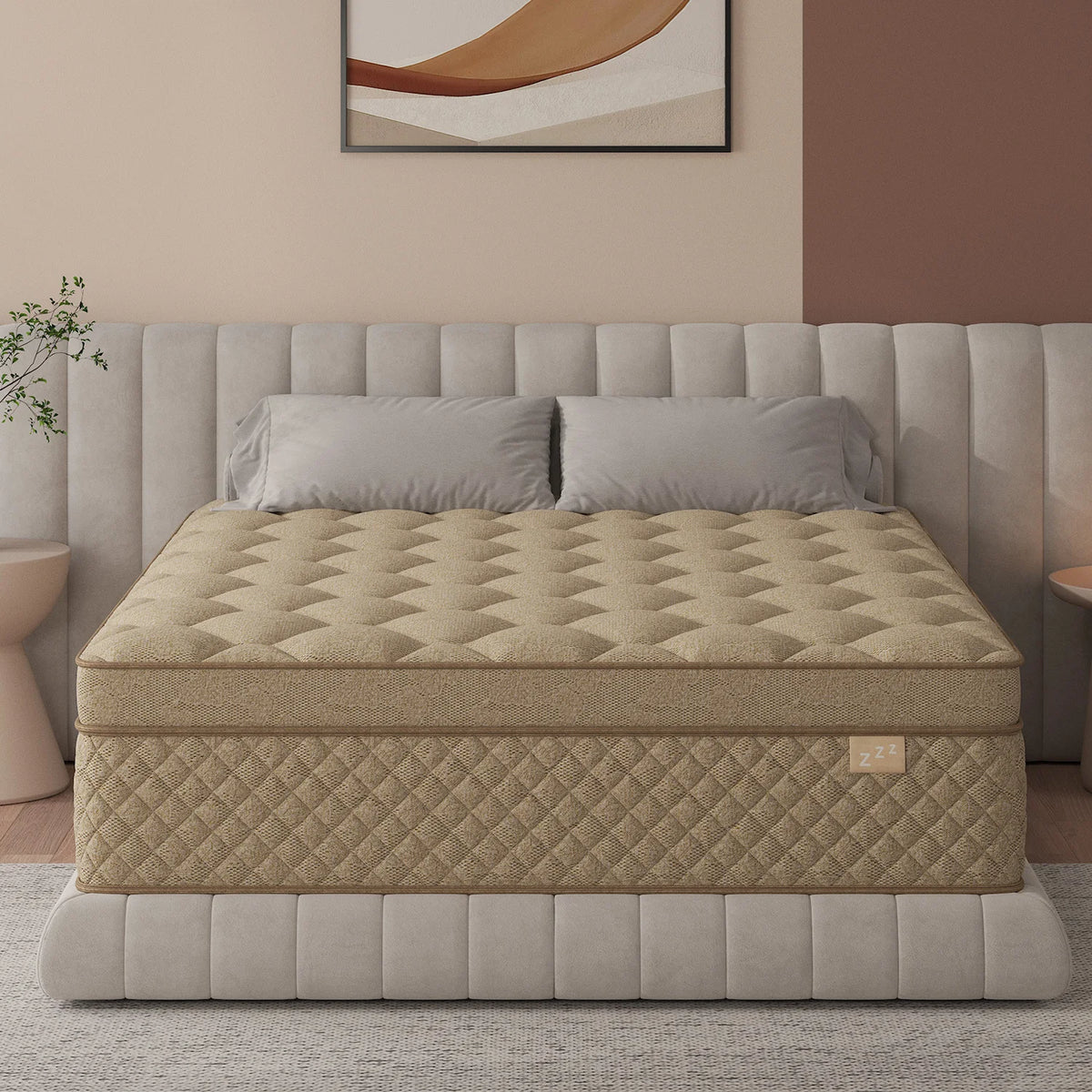 12" 14" Gel Memory Foam Hybrid Pocket Spring Mattress Twin Full Queen King Bed Mattress In A Box, Medium Firm Motion Isolation
