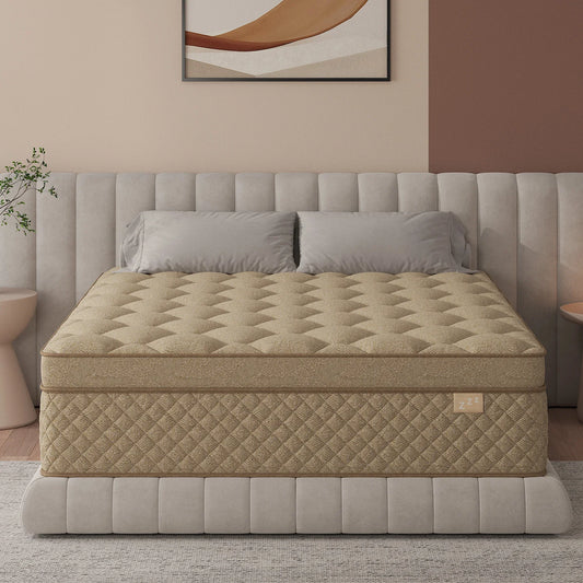 12" 14" Gel Memory Foam Hybrid Pocket Spring Mattress Twin Full Queen King Bed Mattress In A Box, Medium Firm Motion Isolation