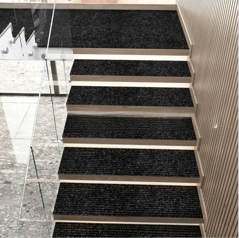 1PC Washable Anti Slip Stair Treads Self Adhesive Carpet Runner Reliable Wear Resistant Step Mats for Indoor Wooden Stair Protec