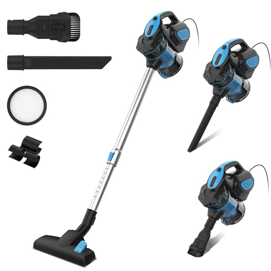 INSE I5 Corded Vacuum Cleaner 600W 18000Pa Powerful 2-in-1 HEPA Filters Handheld Stick Vaccum for Home Carpet Pets Hair Cleaning