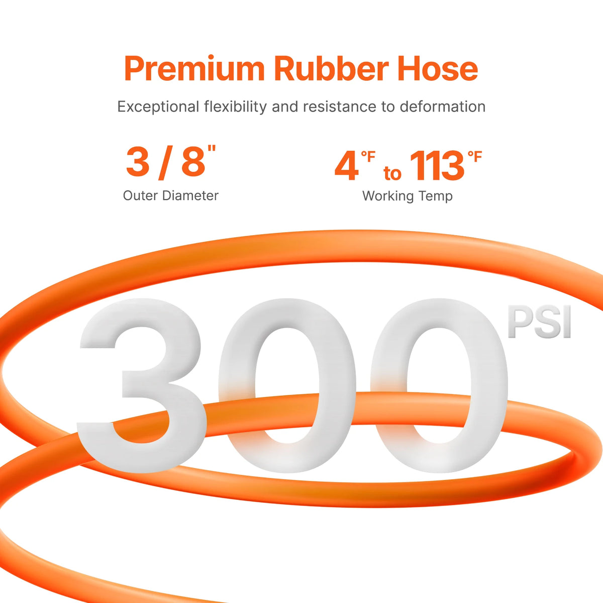 SucceBuy Retractable Air Hose Reel 50FT Rubber Air Compressor Hose Reel Auto-Rewind w/ 5FT Lead in Ceiling Wall-Mounted Air Hose