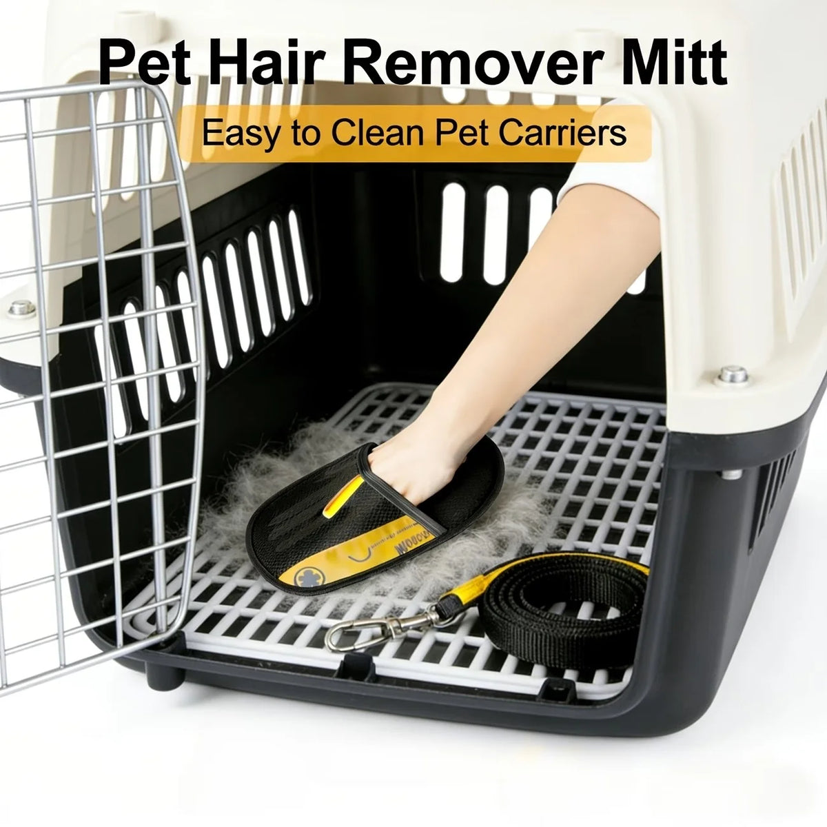 2-Piece Pet Hair Removal Gloves – Double-Sided Cat Brushes, Anti-Shedding Grooming Gloves, Hair Control Care Tools
