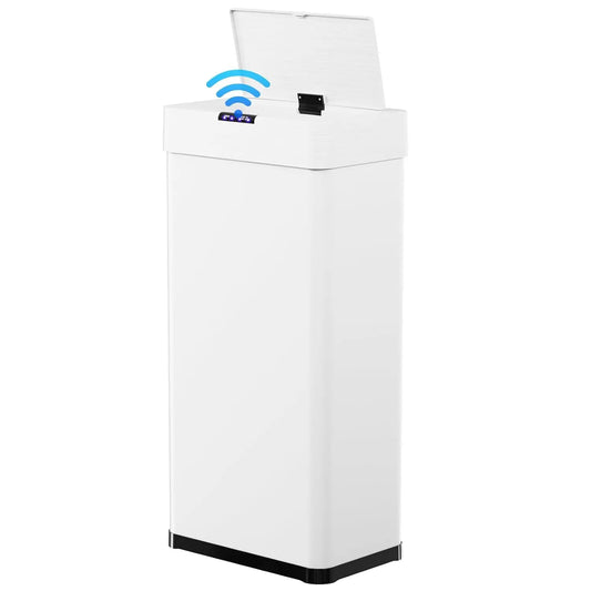 13.2-21.1 Gal (50-80 L) Motion Sensor Trash Can for Kitchen Stainless Steel Garbage Can Gal  Automatic Garbage Smart Bin